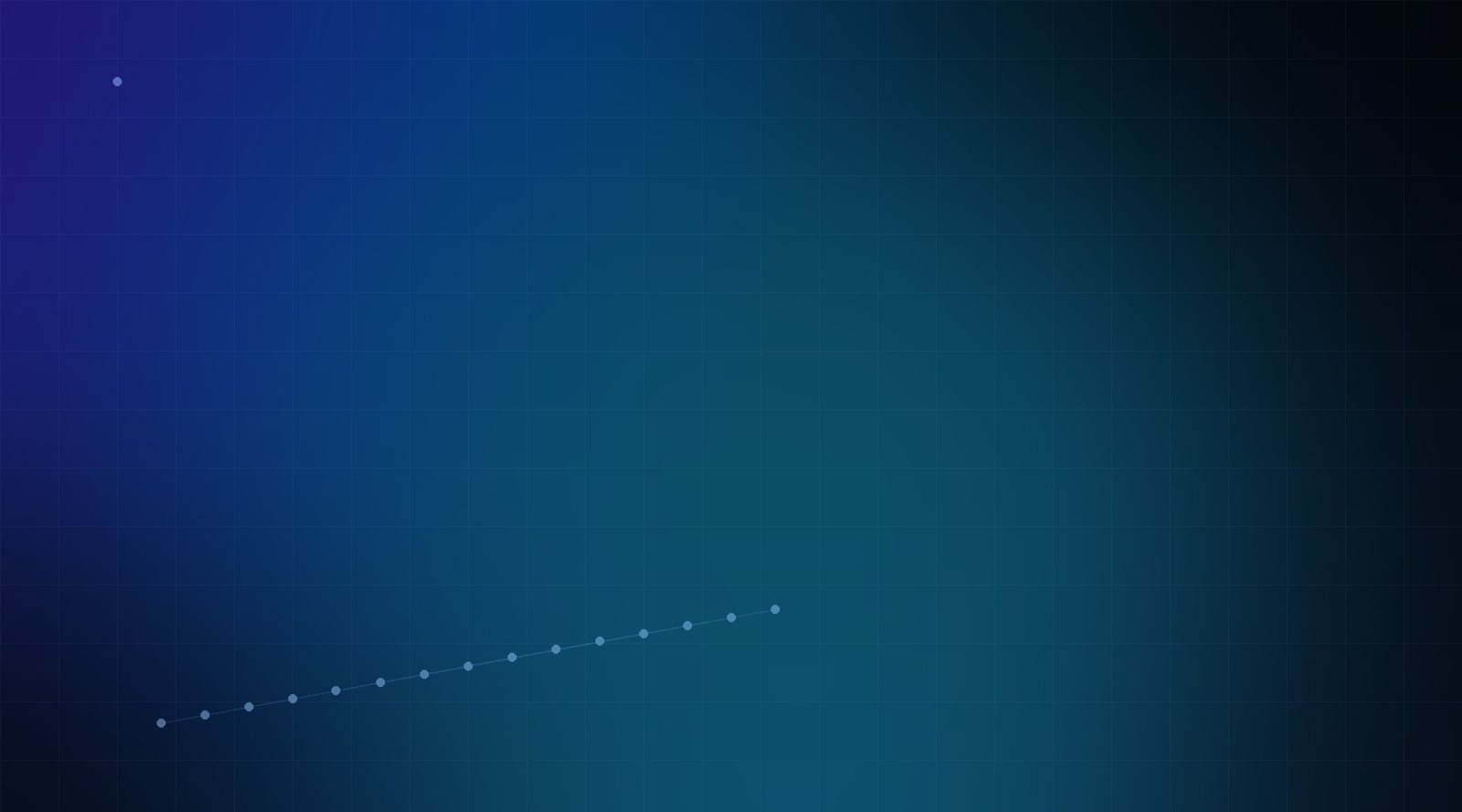 An abstract representation of content moving between two hosting environments